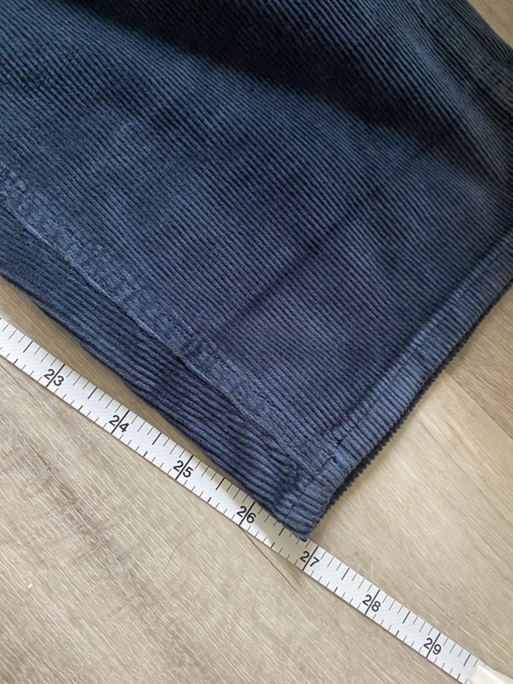 Madewell Women's Corduroy Barrel Leg Pants - Blue - Picture 7 of 7